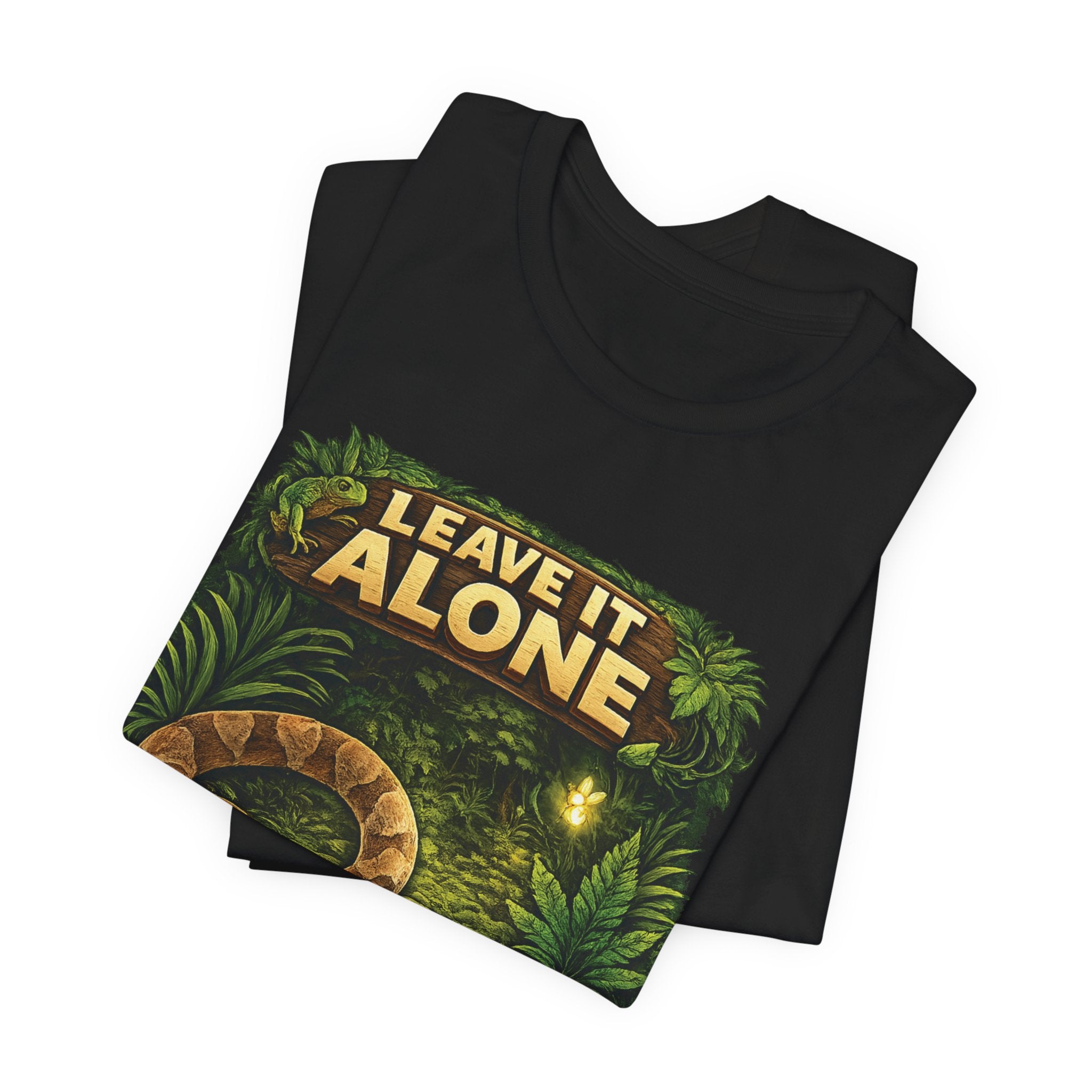 Leave It Alone Snake T Shirt Featuring a Copperhead