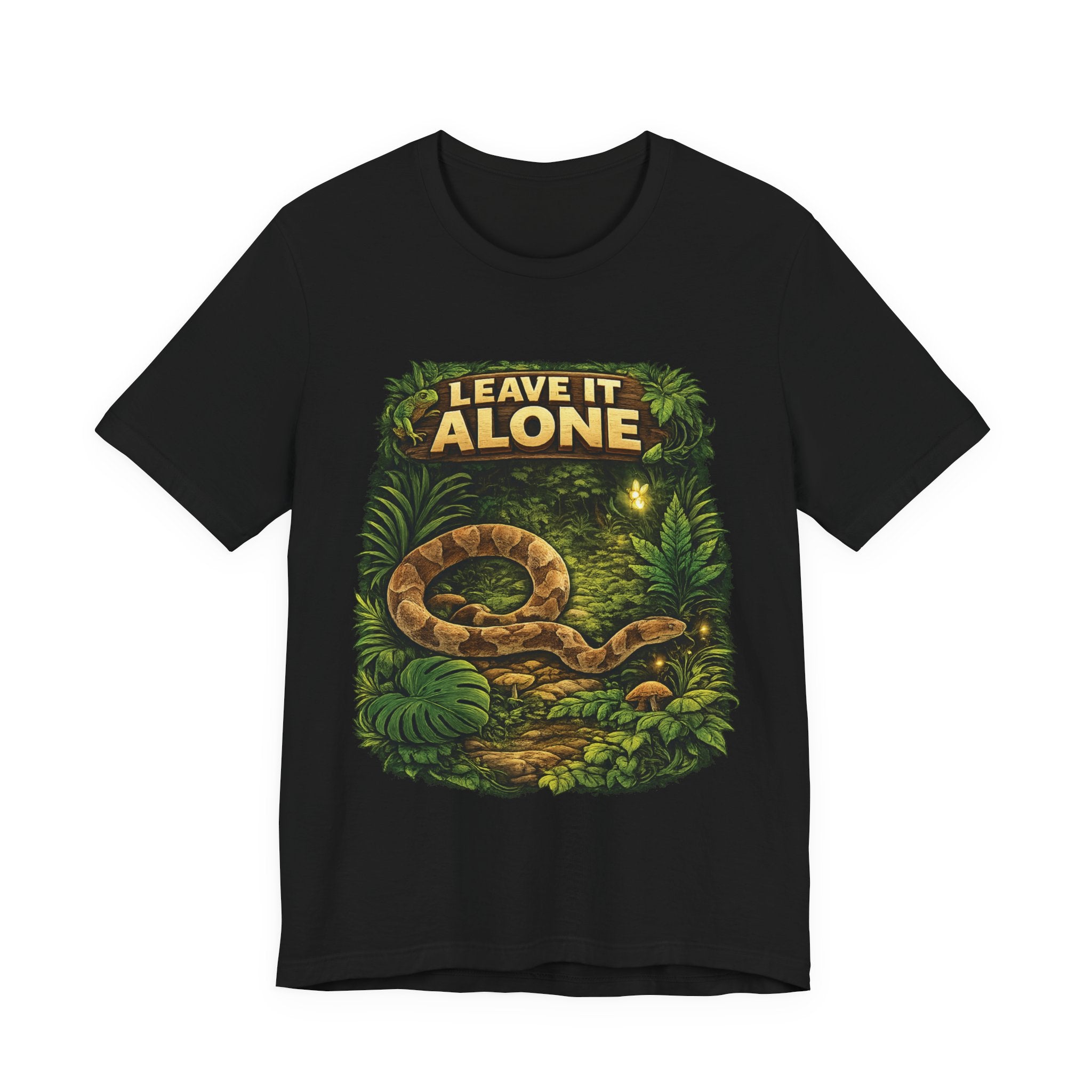 Leave It Alone Snake T Shirt Featuring a Copperhead
