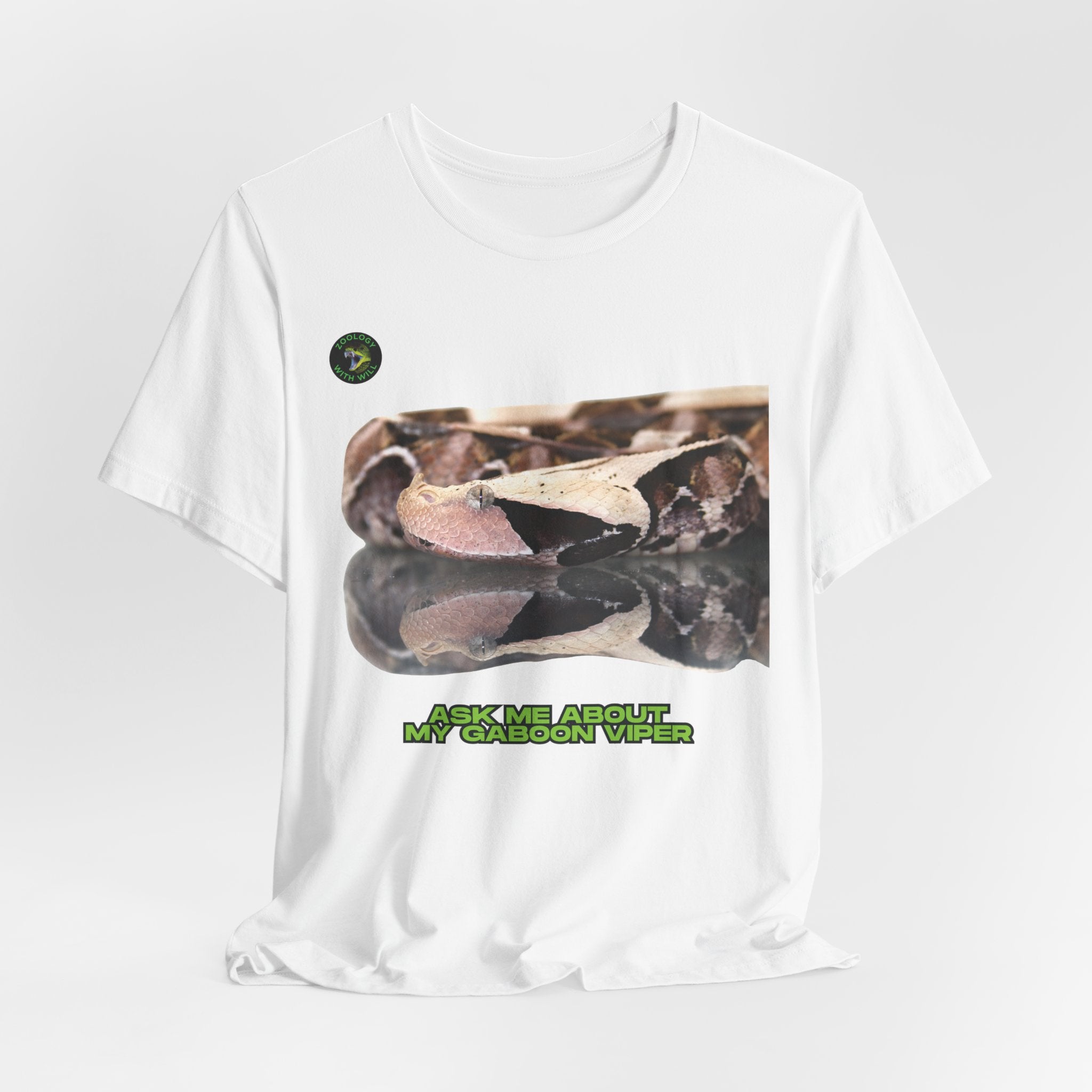 Ask Me About My Gaboon Viper T-Shirt (Unisex)