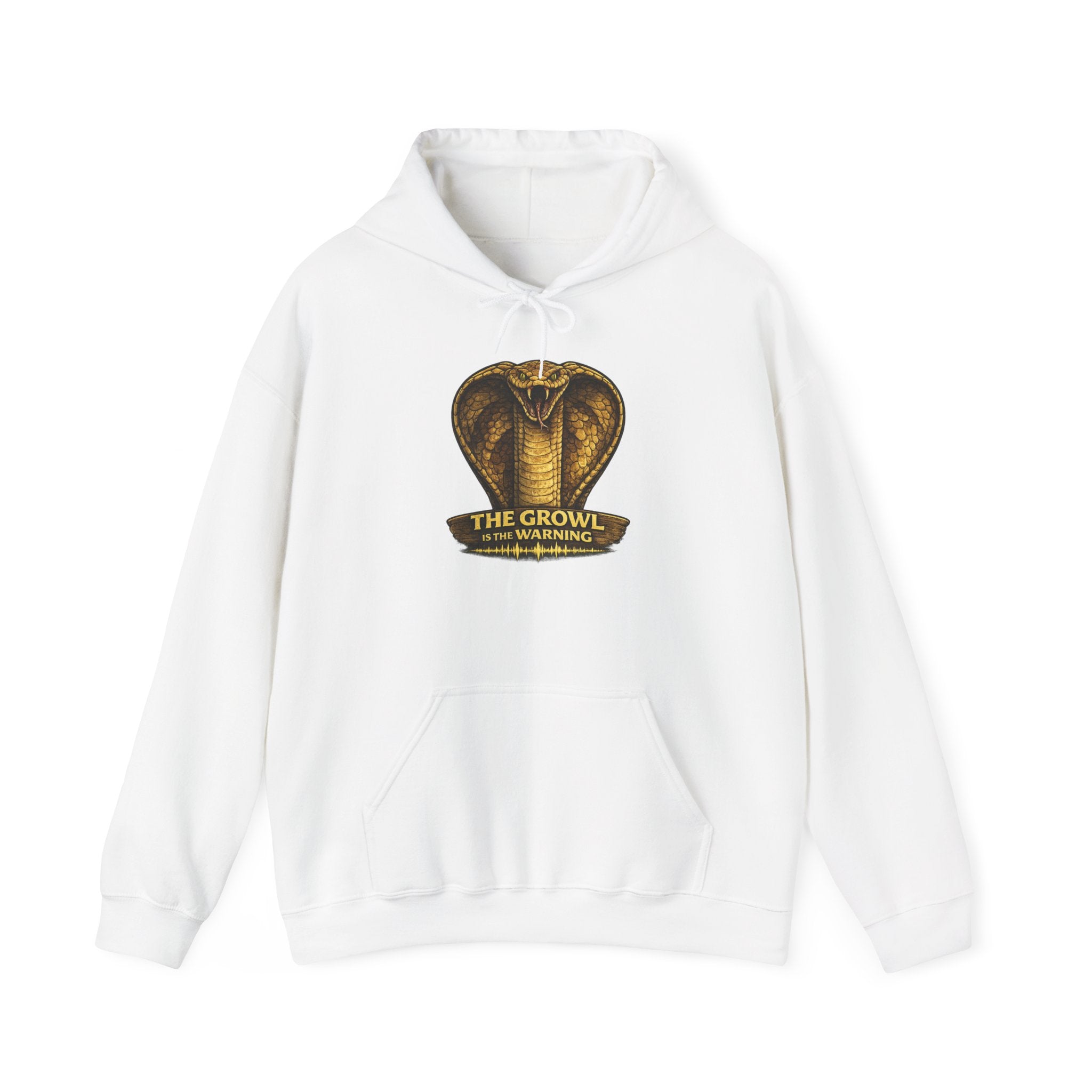 The Growl Is the Warning Cobra Hoodie (Color)