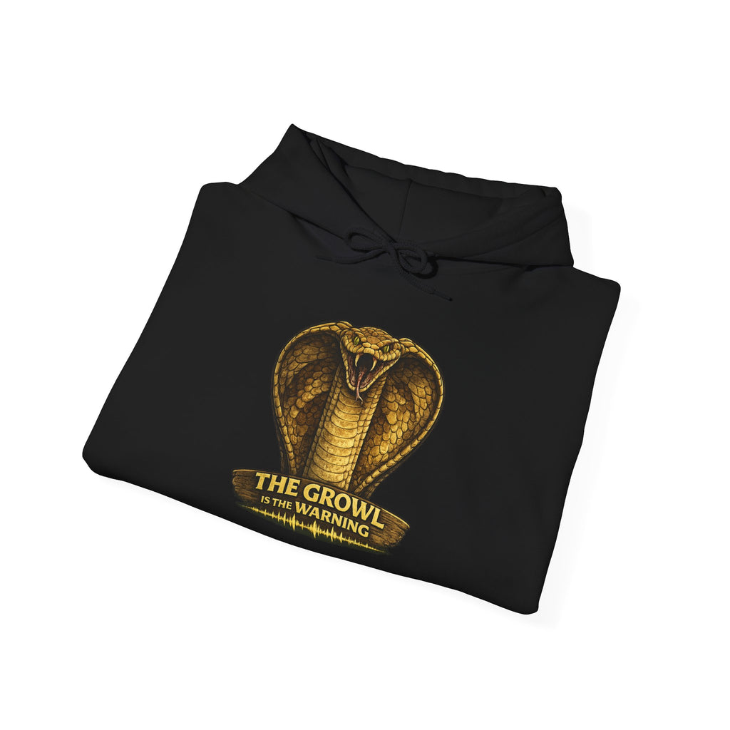 The Growl Is the Warning Cobra Hoodie (Color)