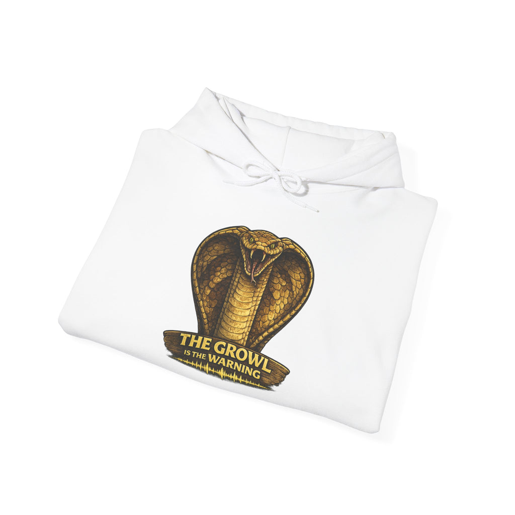 The Growl Is the Warning Cobra Hoodie (Color)