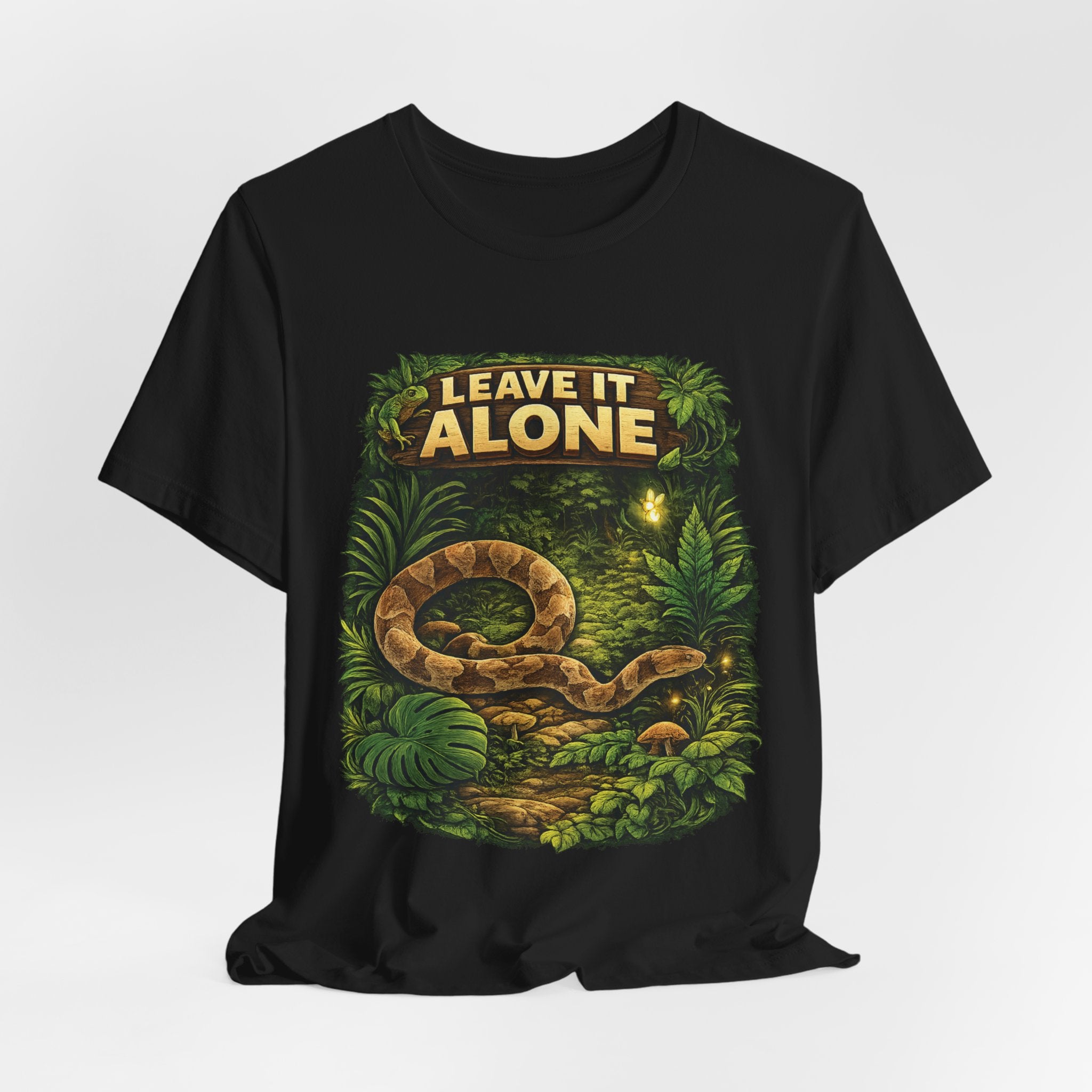 Leave It Alone Snake T Shirt Featuring a Copperhead