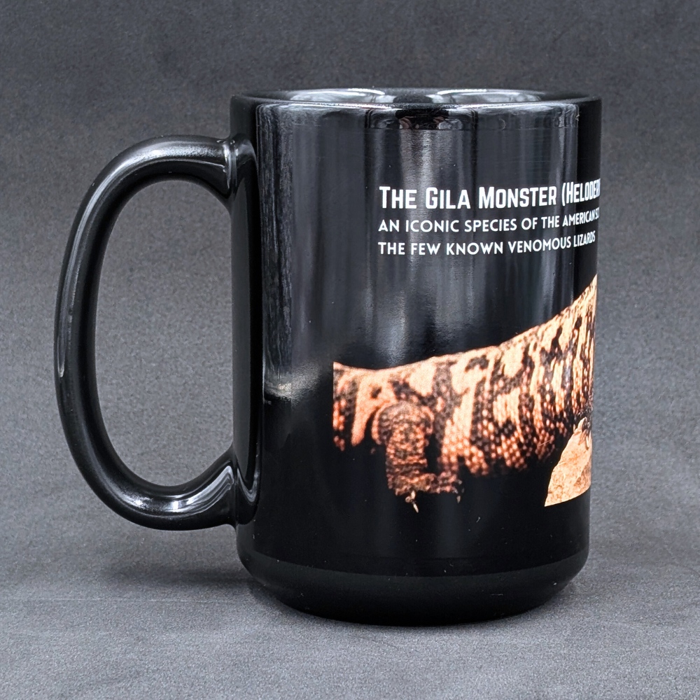Gila Monster Mug (Heloderma suspectum) with Herping Tips (15oz)