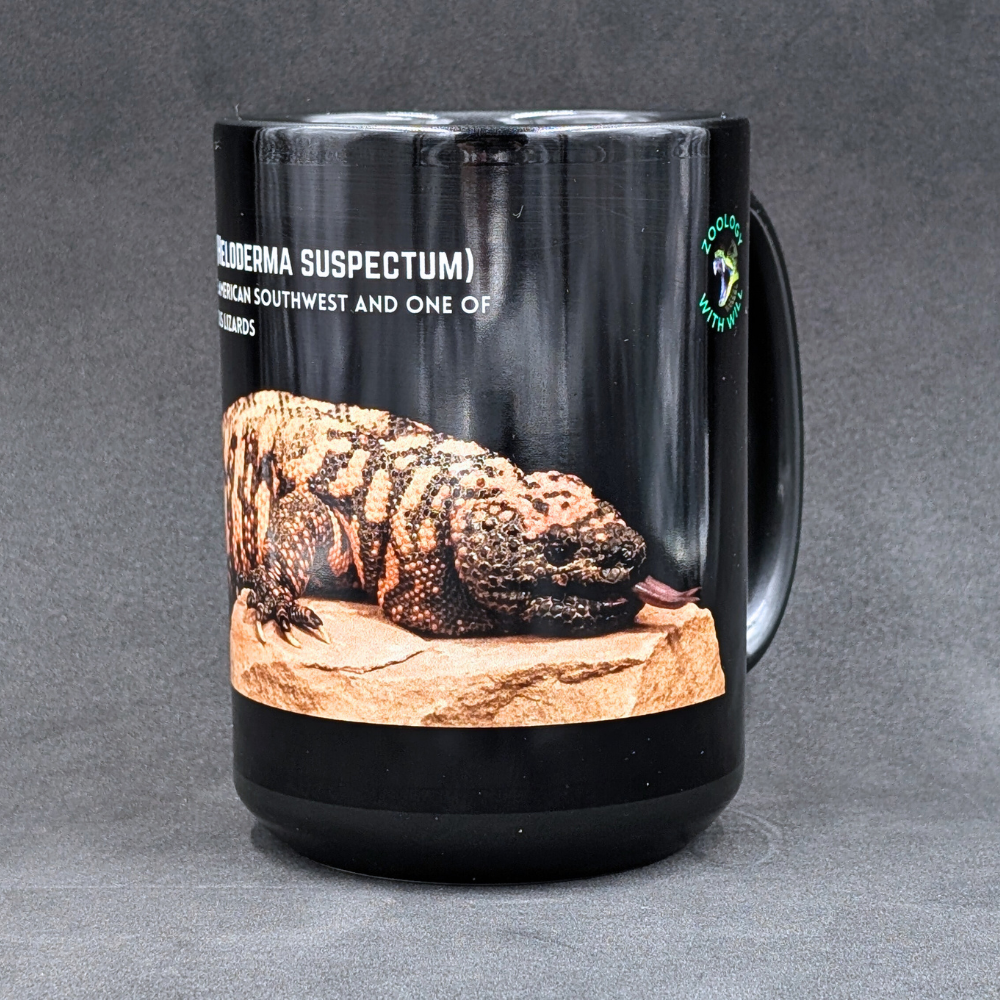 Gila Monster Mug (Heloderma suspectum) with Herping Tips (15oz)