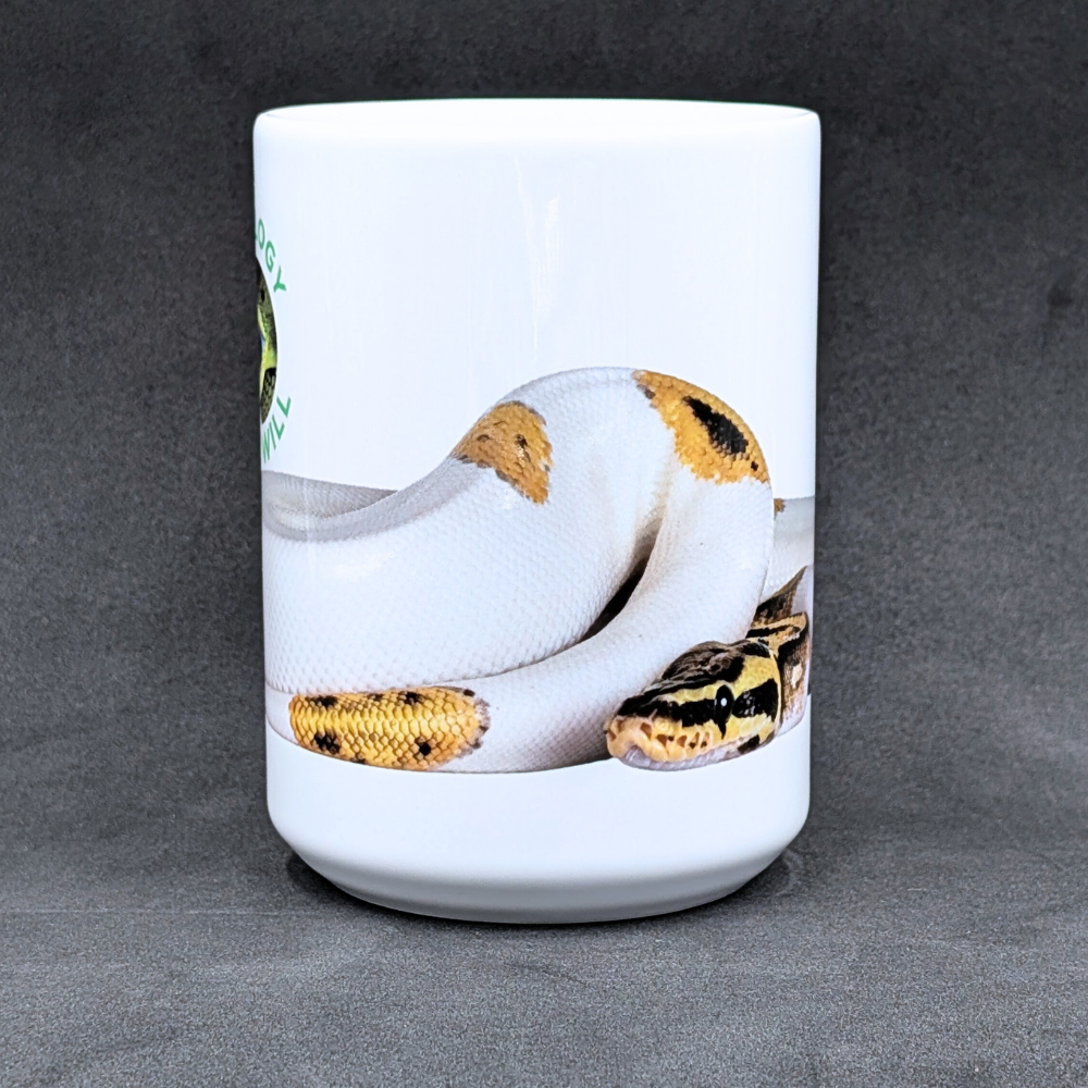 Piebald Ball Python Mug (15oz) | Zoology with Will
