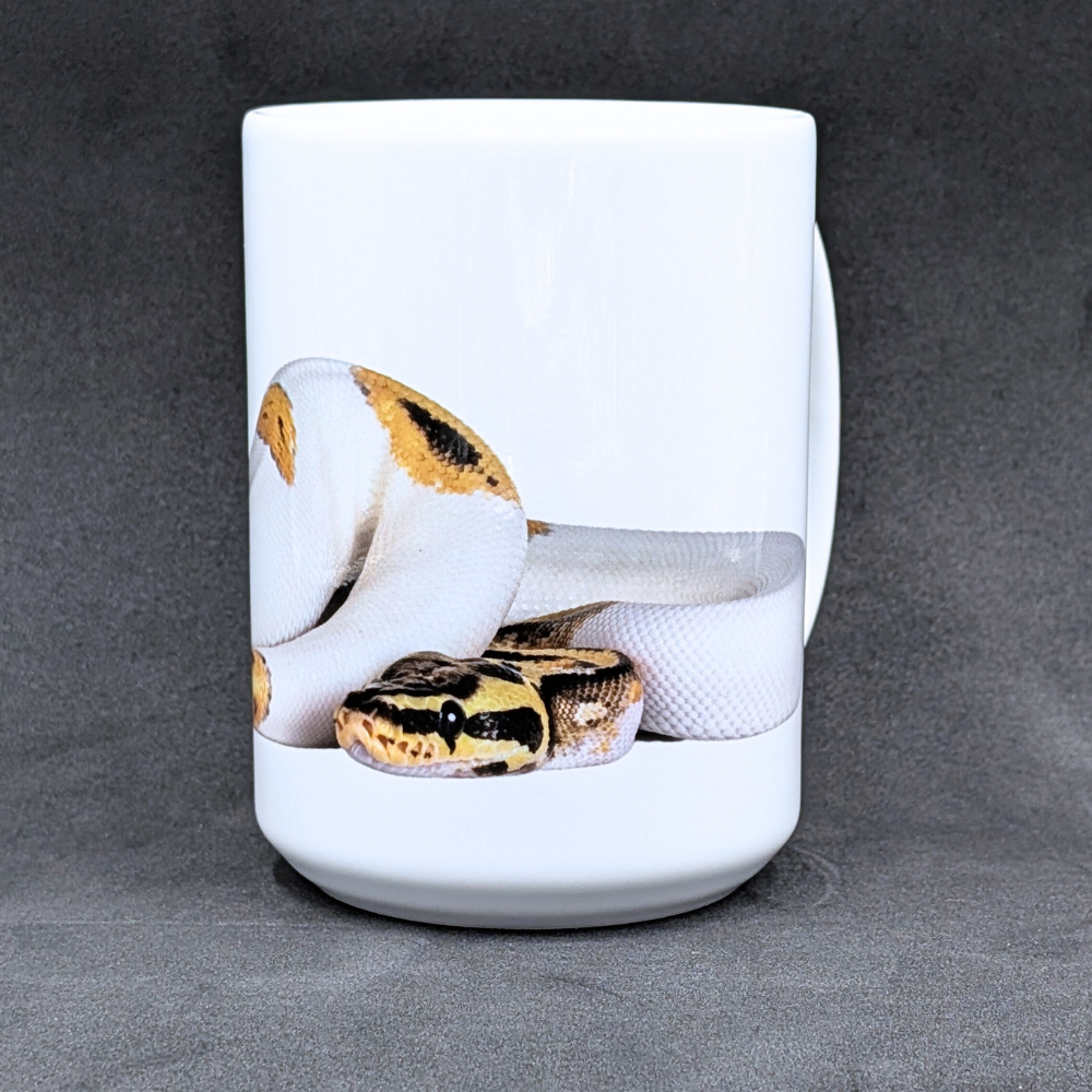 Piebald Ball Python Mug (15oz) | Zoology with Will