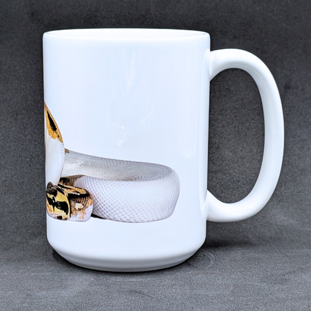 Piebald Ball Python Mug (15oz) | Zoology with Will
