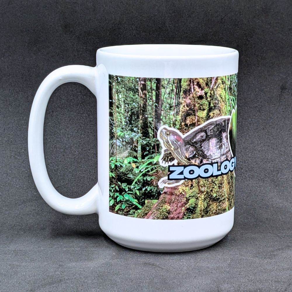Zoology with Will Banner Mug (Turtle, Python & Chameleon) – 15oz
