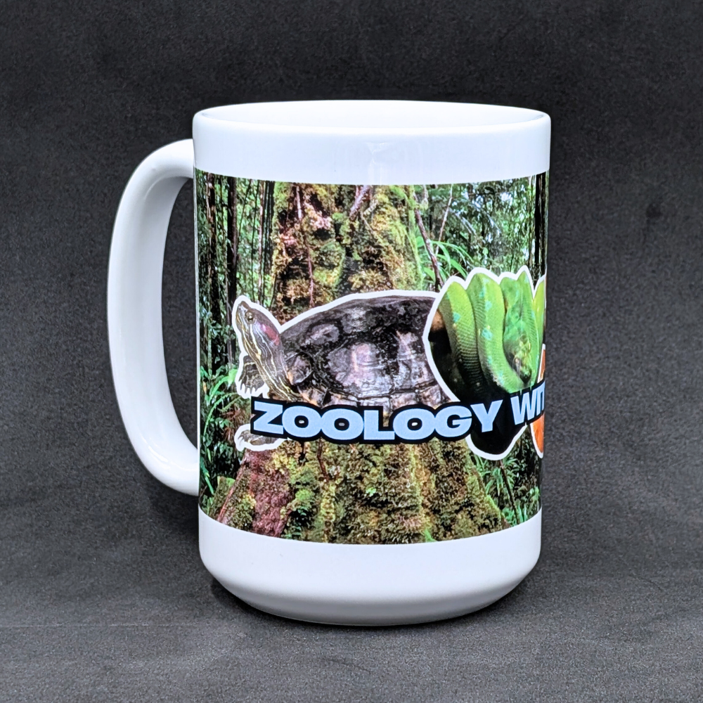 Zoology with Will Banner Mug (Turtle, Python & Chameleon) – 15oz