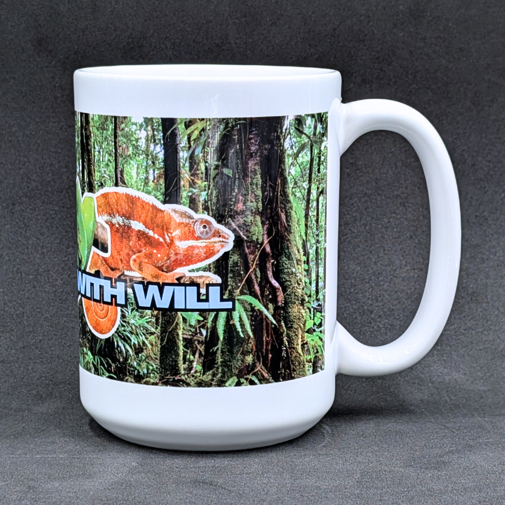 Zoology with Will Banner Mug (Turtle, Python & Chameleon) – 15oz